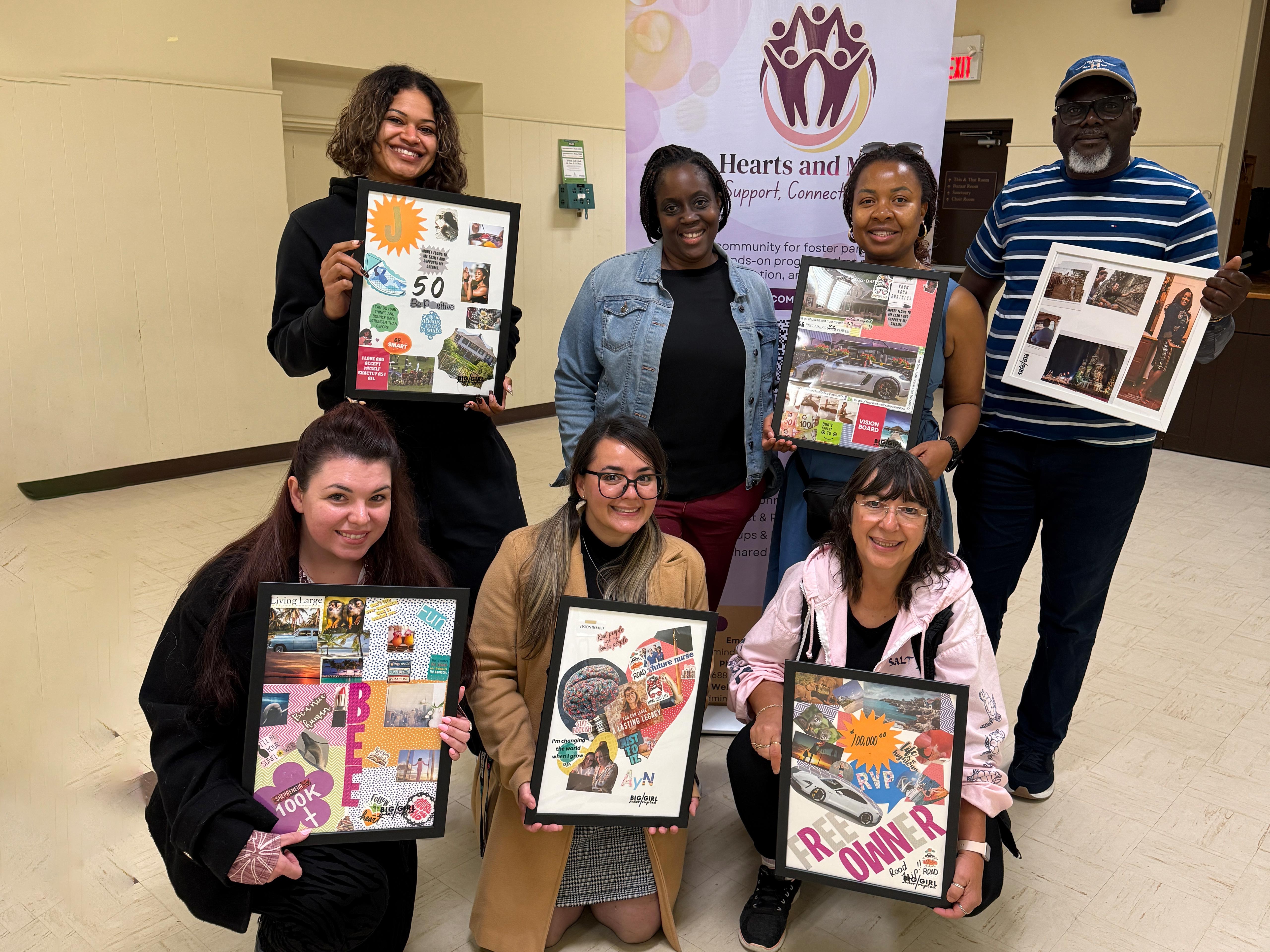 Volunteers at a Reflect and Renew Workshop